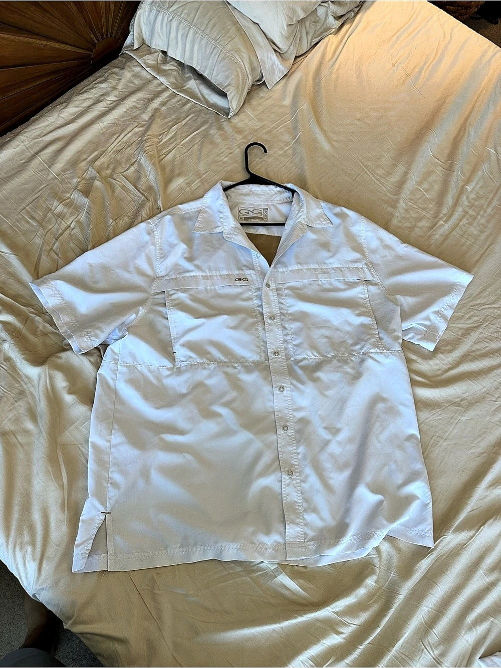GameGuard Outdoors White Button Down Shirt Size 2X Like New